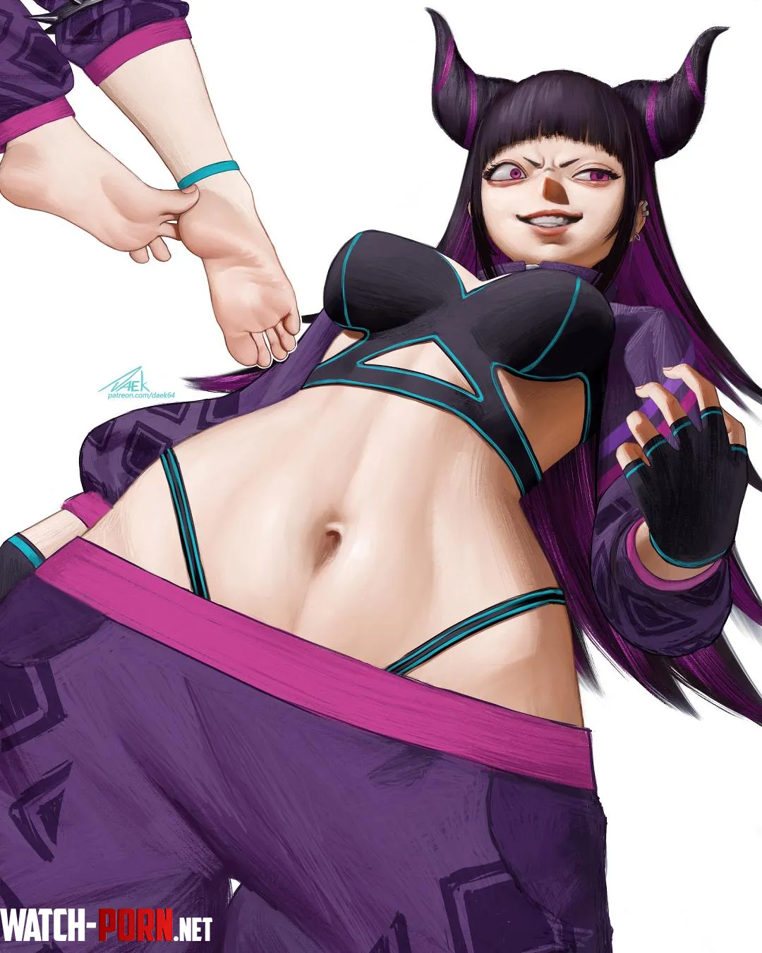 Juri, outfit from one of her concept arts (Daek64) [Street Fighter] by Daek64