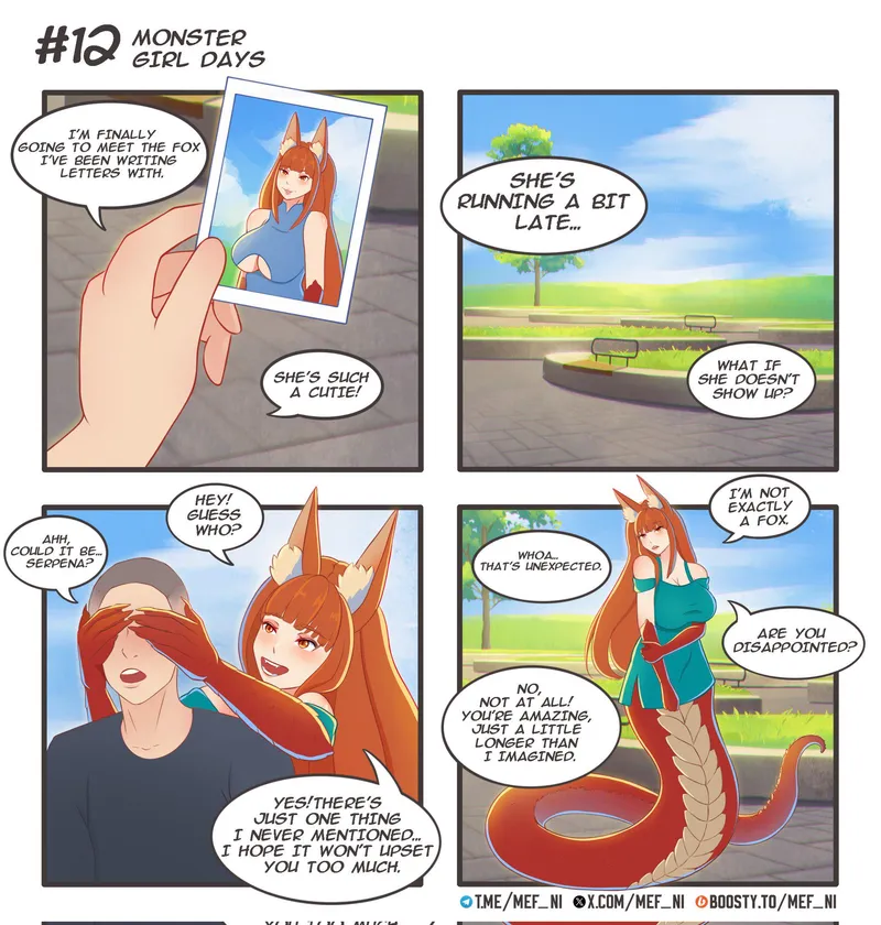 Thumbnail Foxy Date by Jaxx1992 | MonsterGirl
