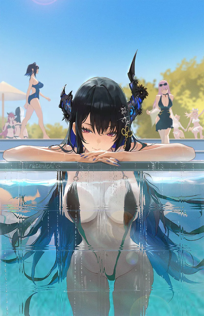 Thumbnail Summer Nerissa: Dive into xSaviour_N's Hololive Adventure | pantsu