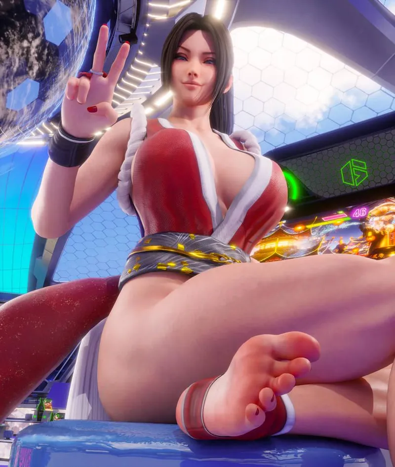 Thumbnail Mai Shiranui Rule34feet by Kyoto709 - Fatal Fury