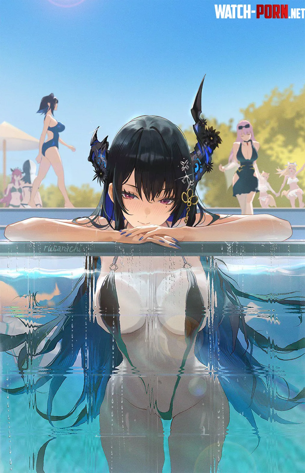 Summer Nerissa [Hololive] by xSaviour_N