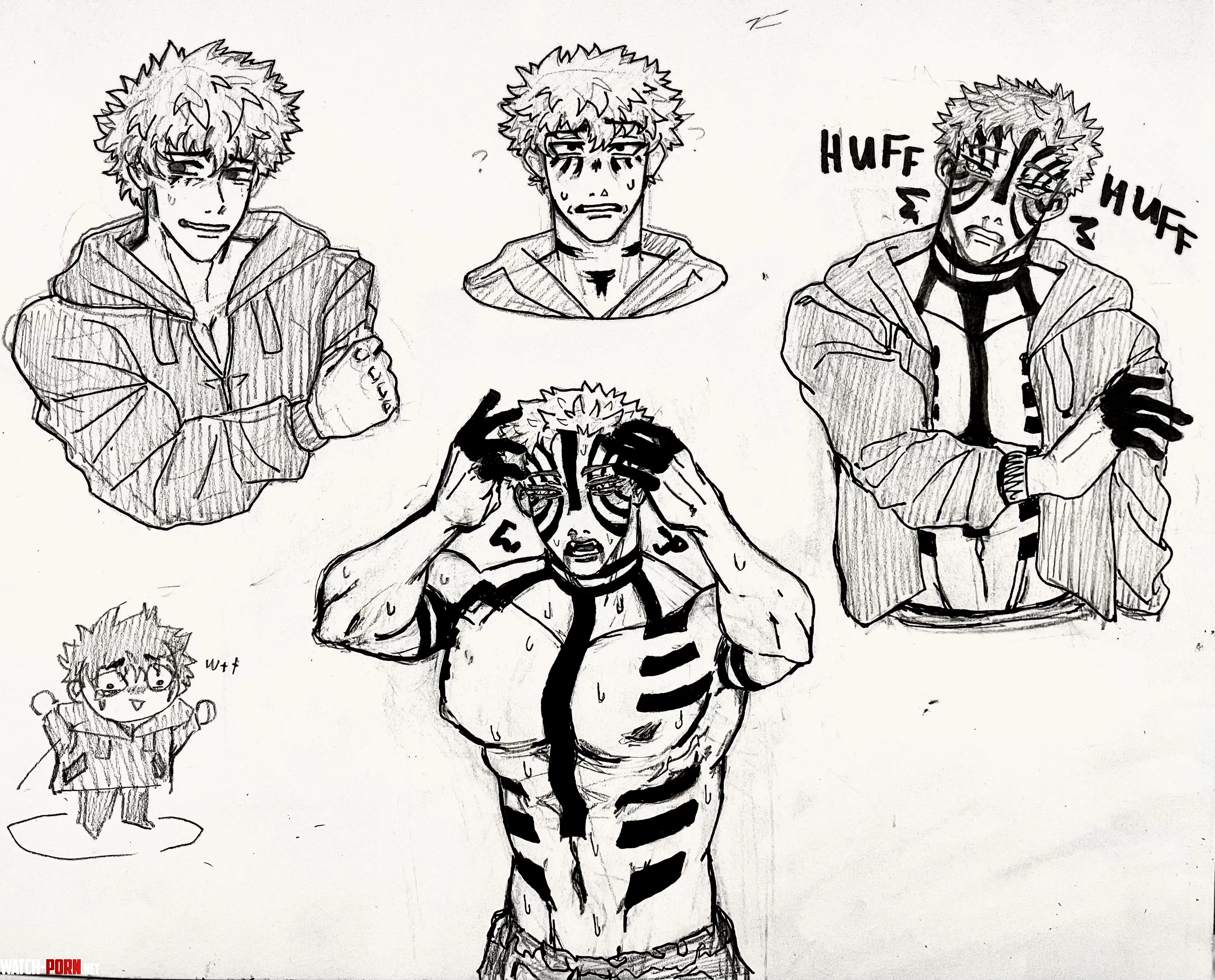 Izuku Midoriya TF into Akaza    https://archiveofourown.org/works/49529251/chapters/125005186 @knightsbrig by HomeworkFew2187