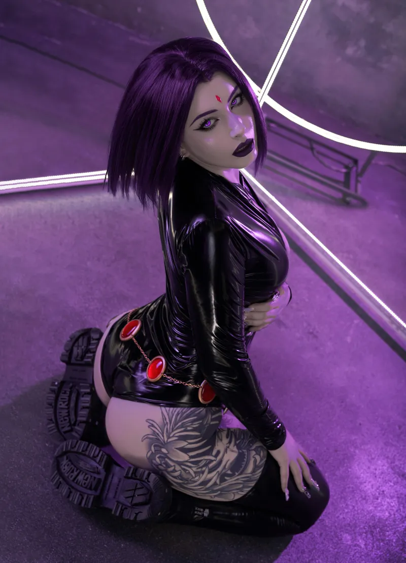 Thumbnail Torikachan's Raven Cosplay: A Teen Titans Porn Story