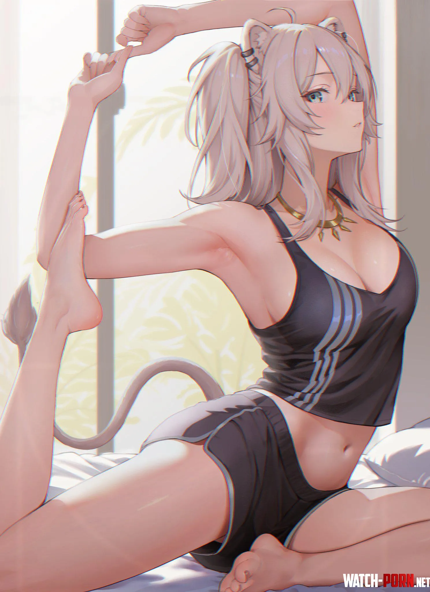 Botan Stretches [Hololive] by A_MASSIVE_PERVERT
