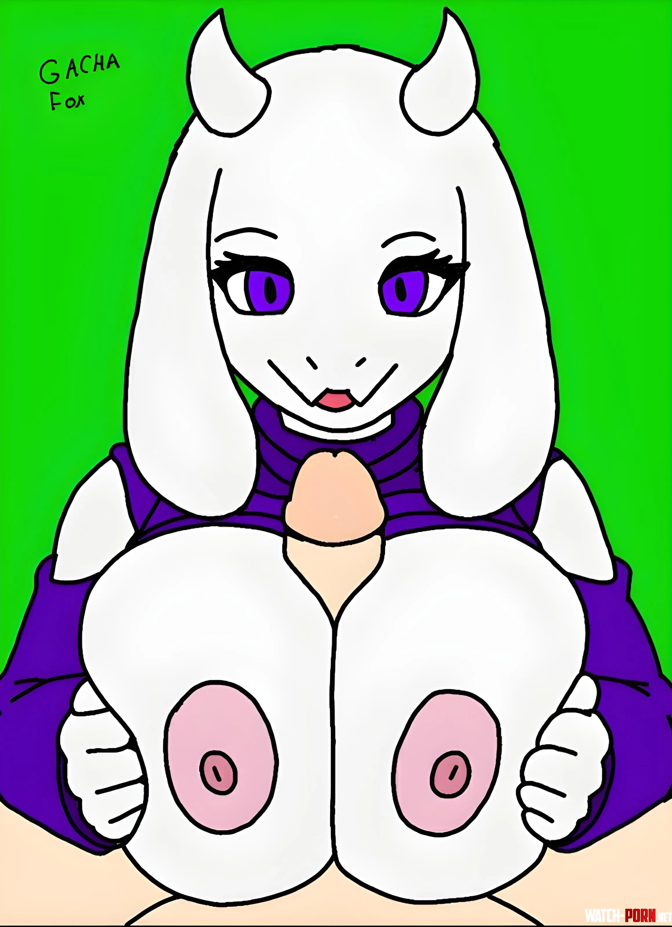 [Toriel] gives a present by (Gachafox) by Gachafoxythepirate