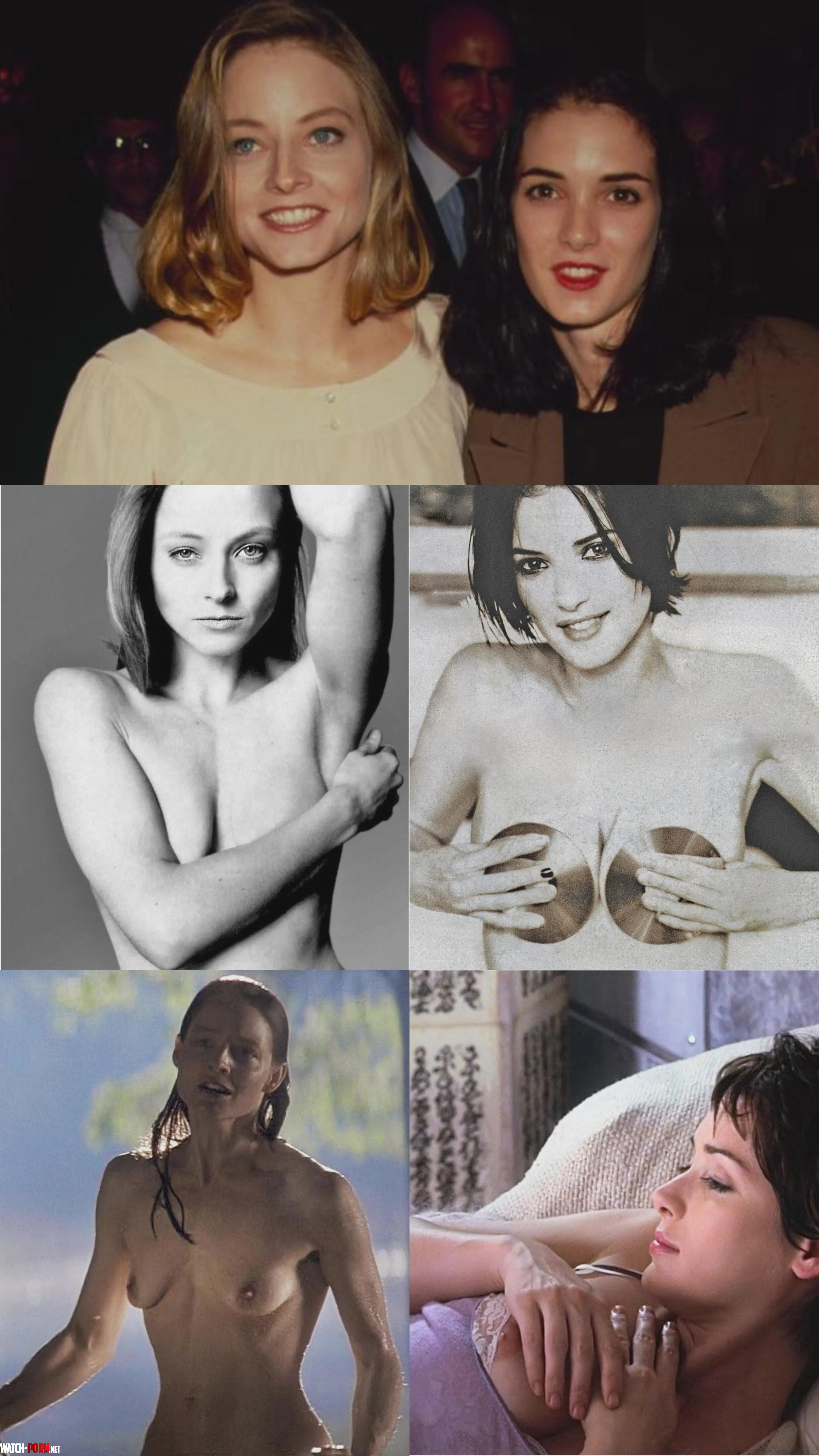 Jodie Foster & Winona Ryder by Enigma_4k