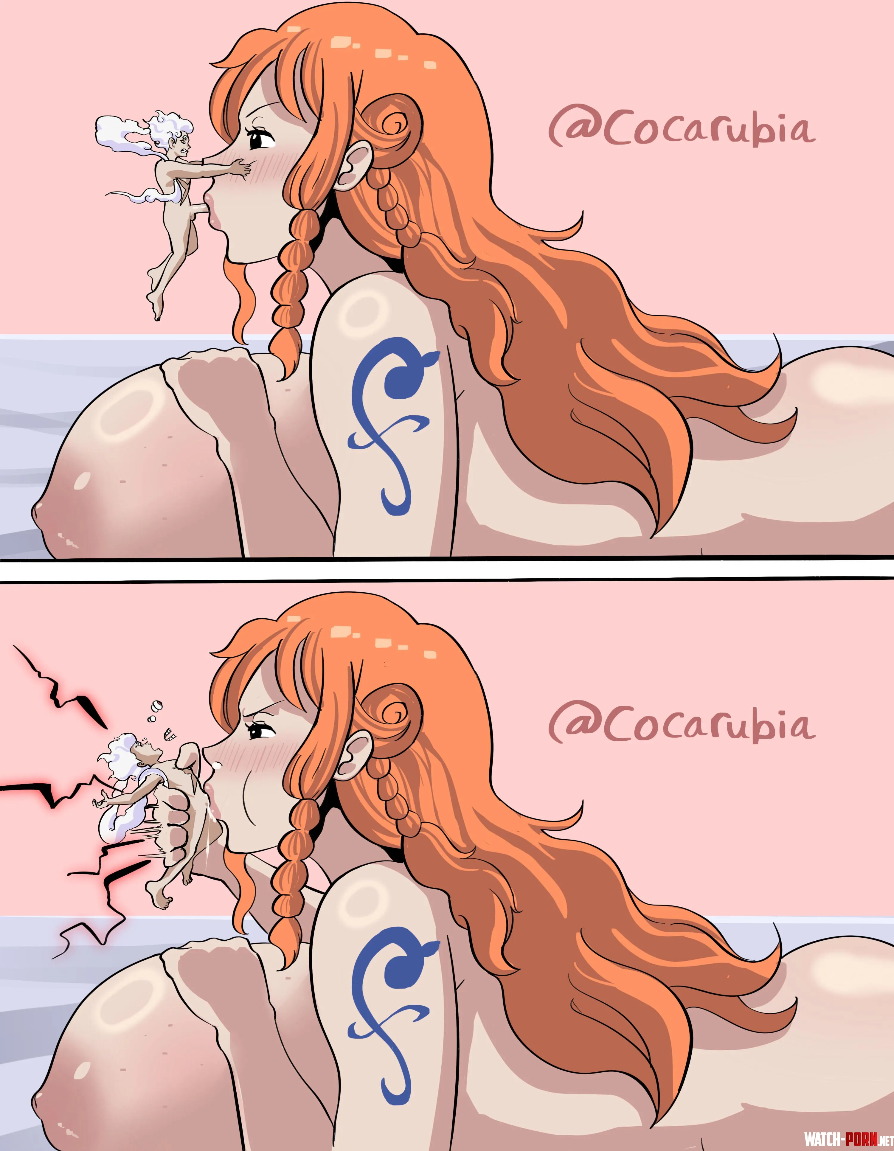 Gear 5 Luffy x Nami Part 2 (@cocarubia) by skylerfield