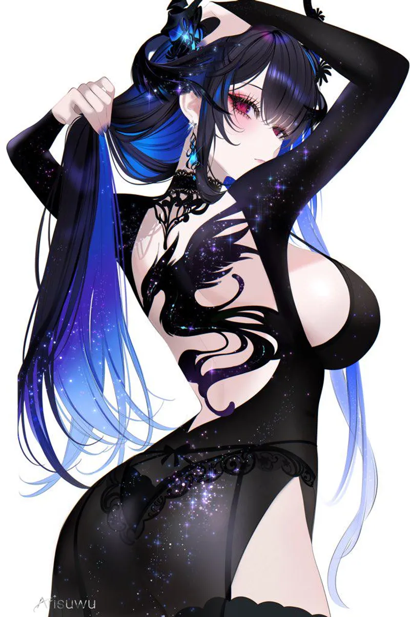 Thumbnail Nerissa in Backless Outfit (Arisuwu) [Hololive] by elegantloveglimmer - Glamorous Pantsu Trends to Try