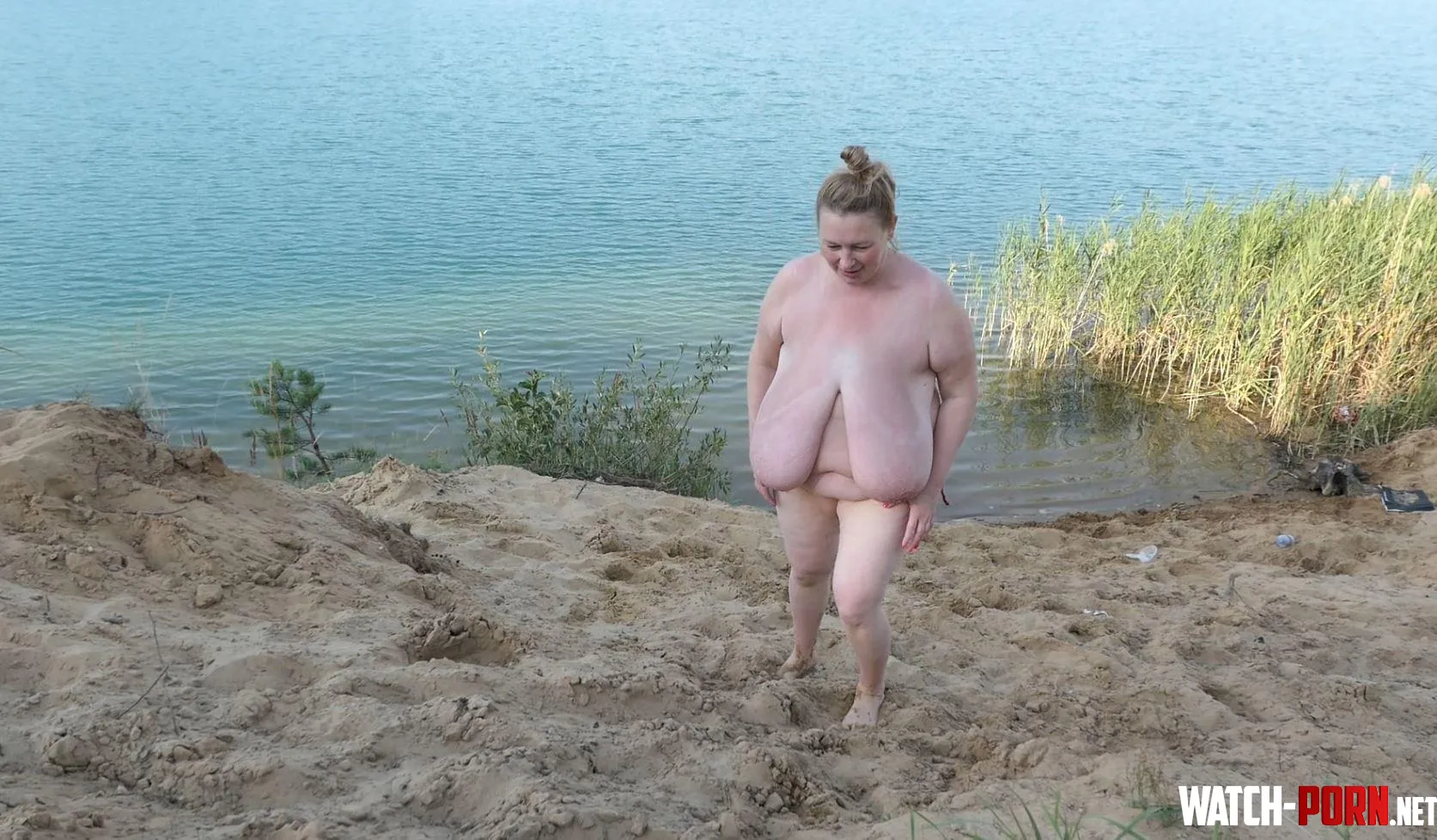 me getting out of a lake by lilydreamboobs