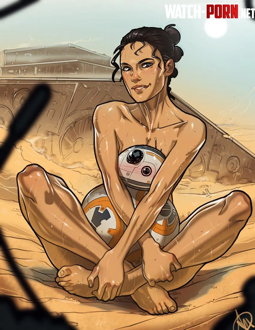 Rey and BB8 in the sun (Ganassa) by YogsUnited