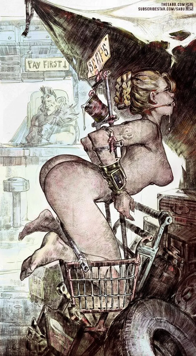 Thumbnail The Sabu's 'Wasteland Bondage' - A StuckHentai Journey
