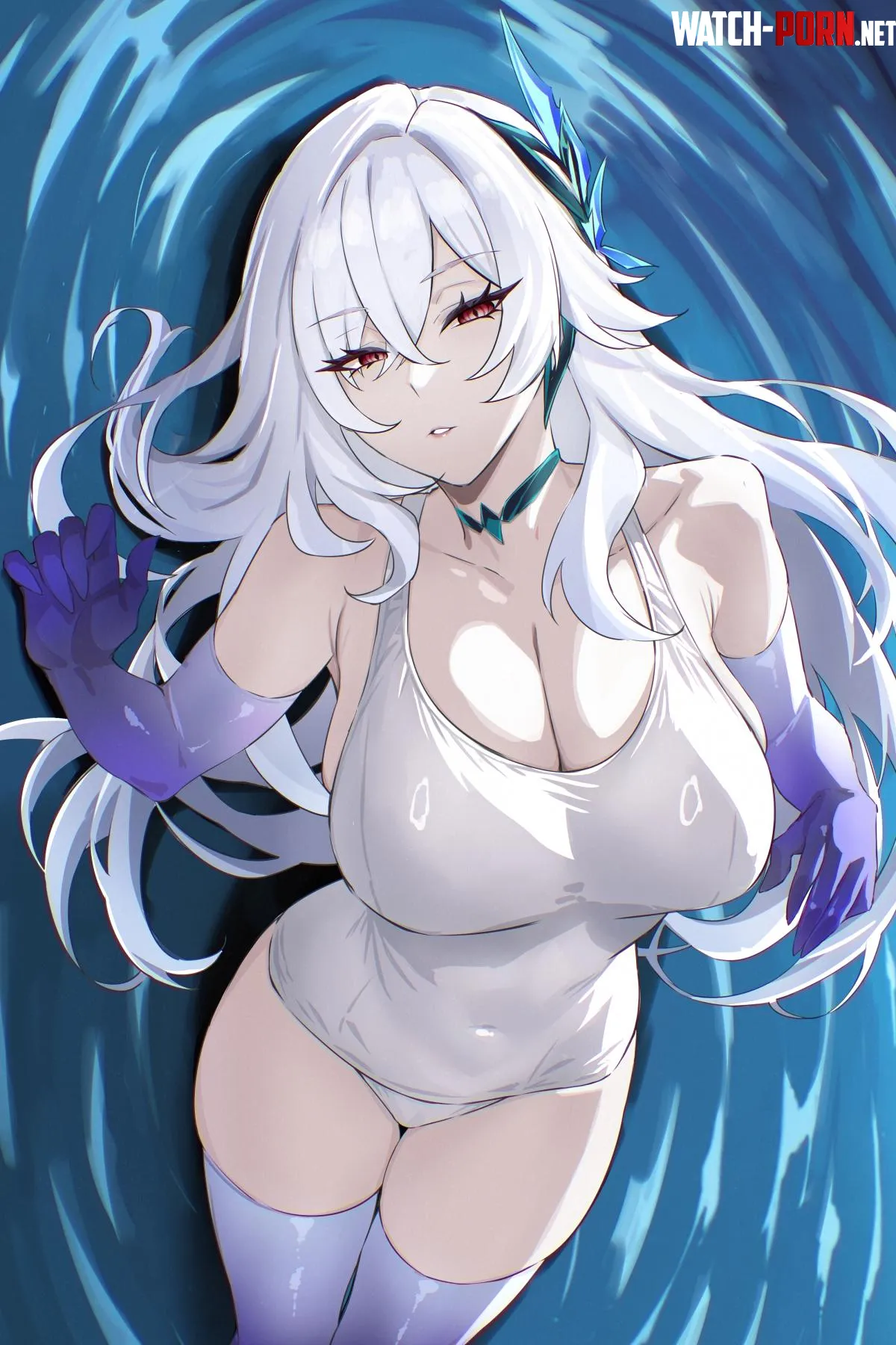 Mommy Skirk [Genshin Impact] (By eiei_e1_) by Faoovo