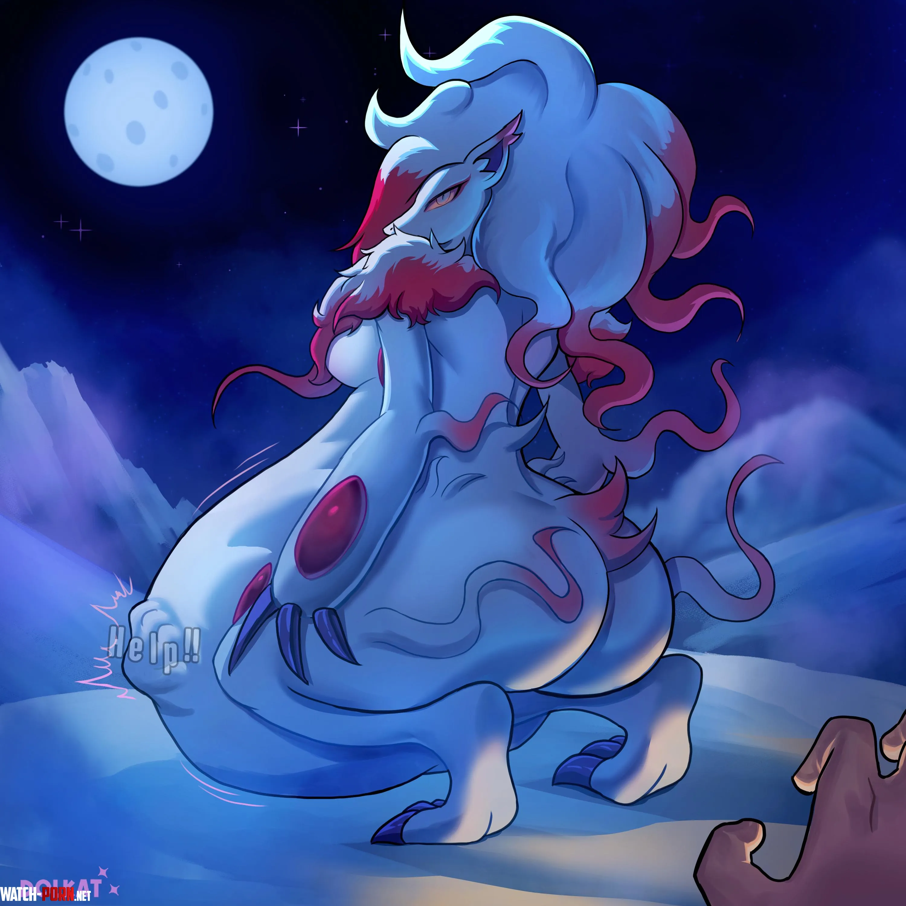 {Image} Hunting Grounds (Art by me) [Oral vore, pokemon] by Dolkat_