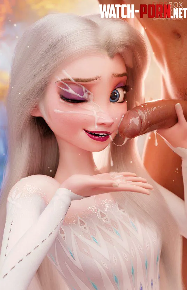 Elsa getting every last drop by normal_user_maybe23