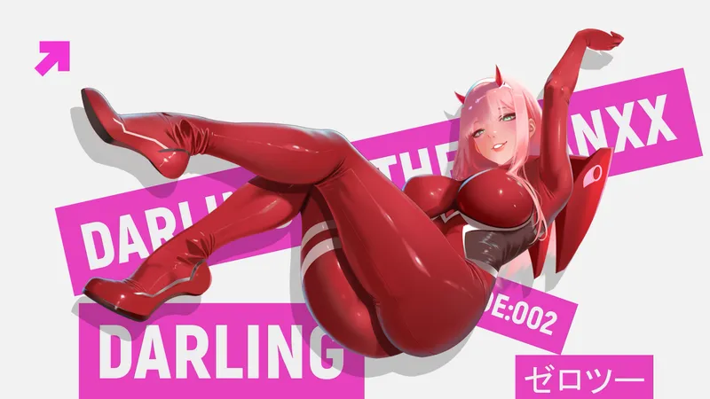 Thumbnail Zero Two's Artistic Drawing by No-Pumpkin7768 - animebodysuits