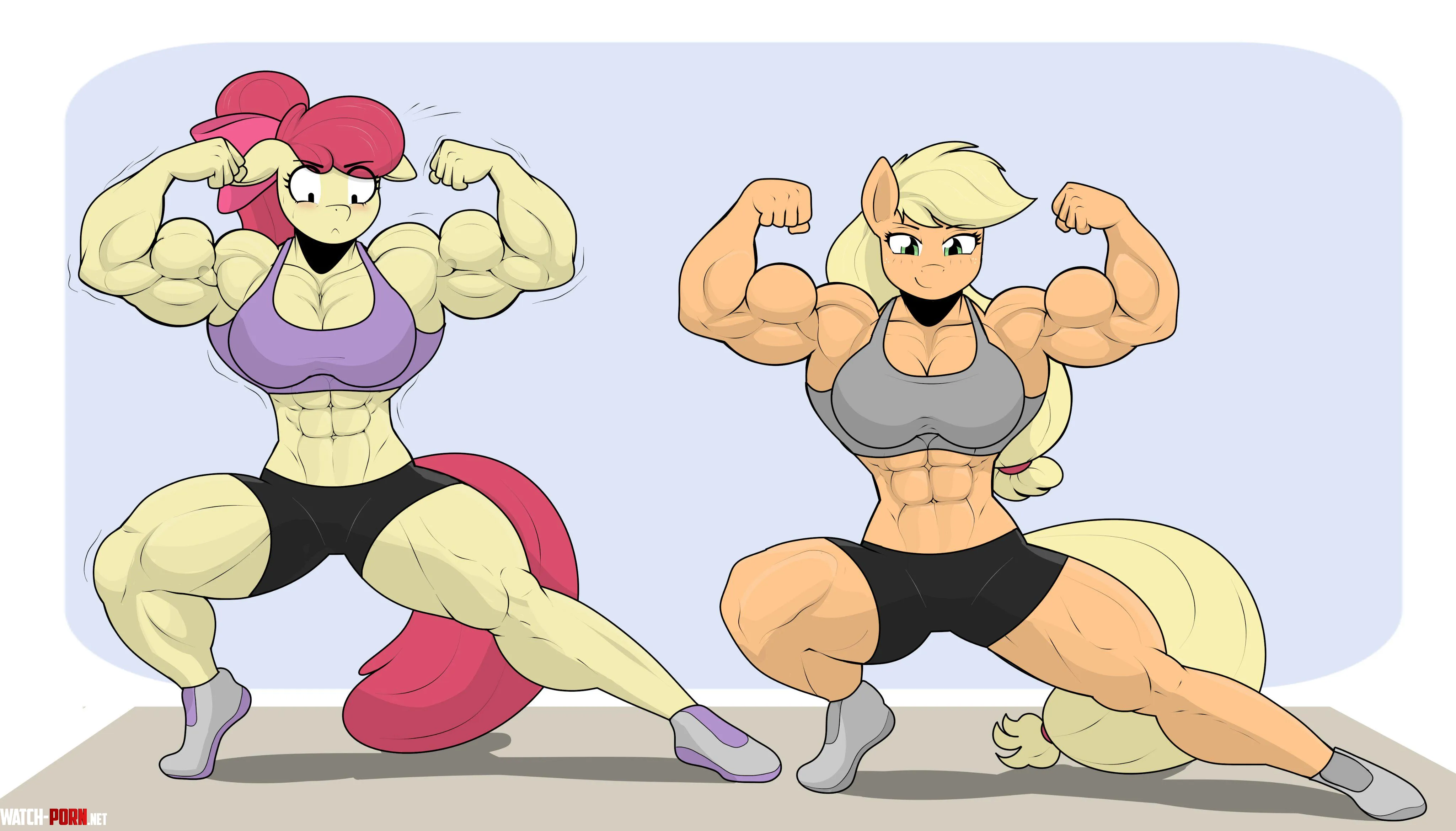 Sisterly pose off [@matchstick_] by TheTMoneyMan