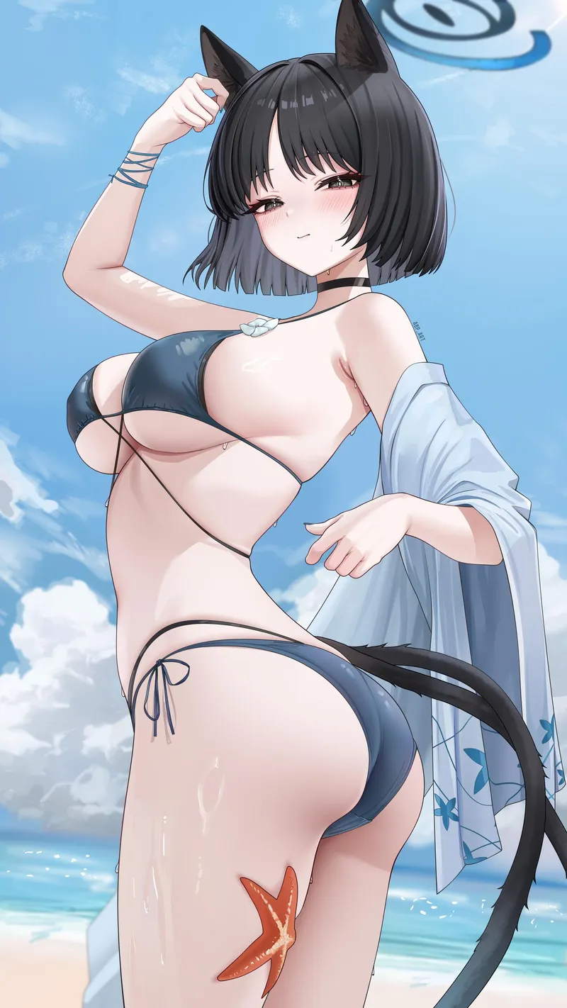 Thumbnail Kikyou [Blue Archive] by xSaviour_N: Exploring the Aesthetic of Thighdeology