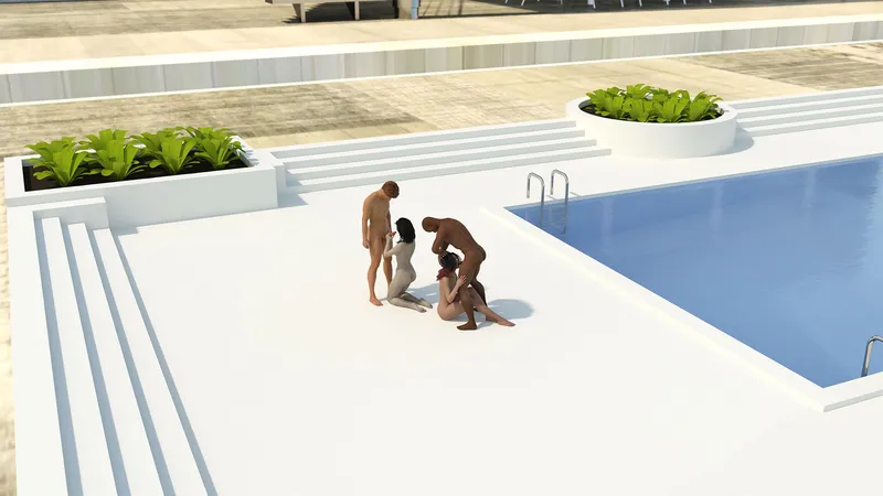 Thumbnail Claire at the Pool - Landlord and the Tenants | Nymphs_Games | netorare