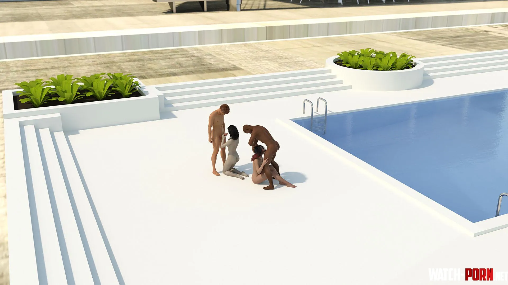 Claire at the Pool [Landlord and the Tenants] (Developer: Nymphs) by nymphs_games
