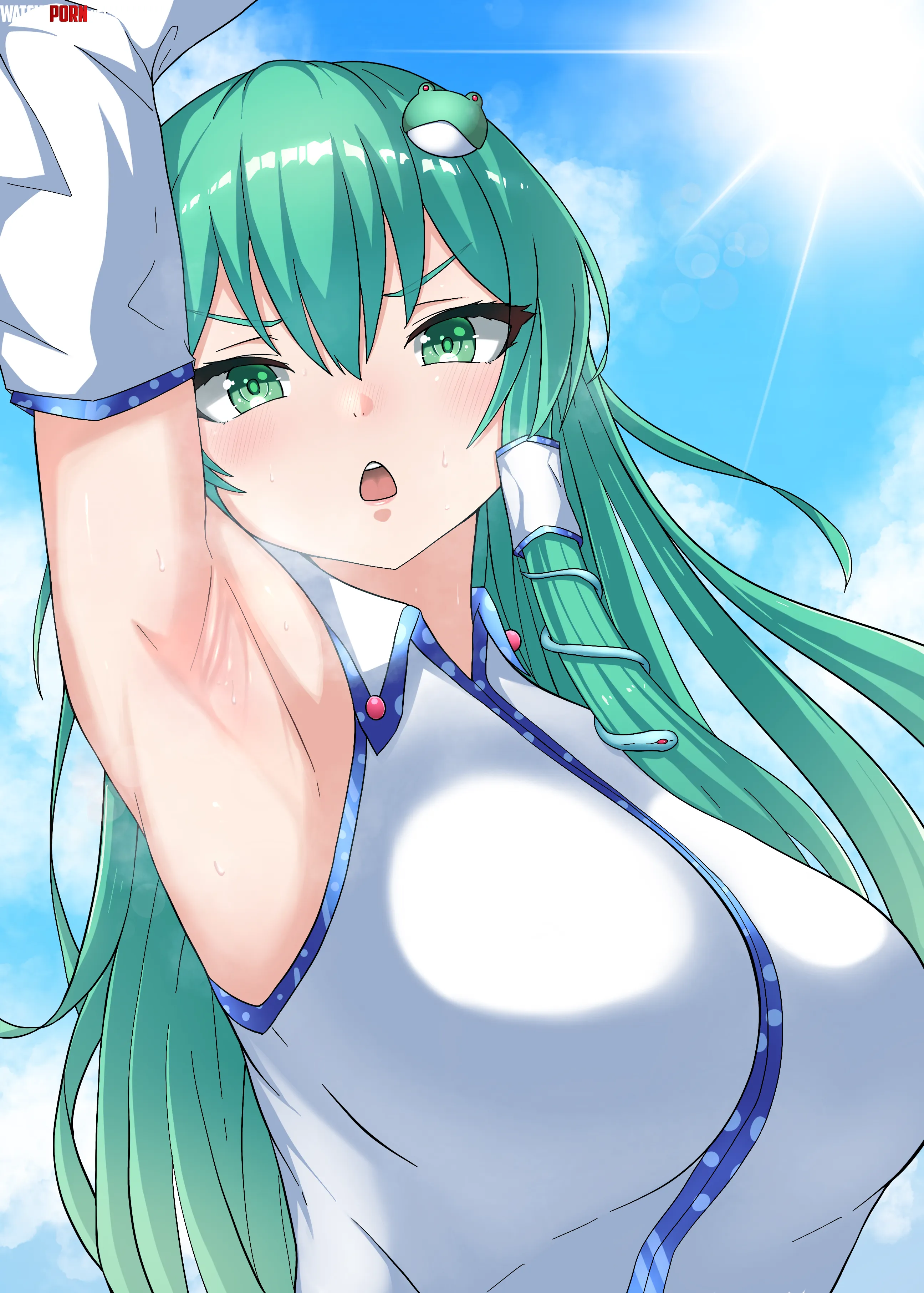 Kochiya Sanae (kiriwakiDEVIL) [Touhou Project] by TheRoySez