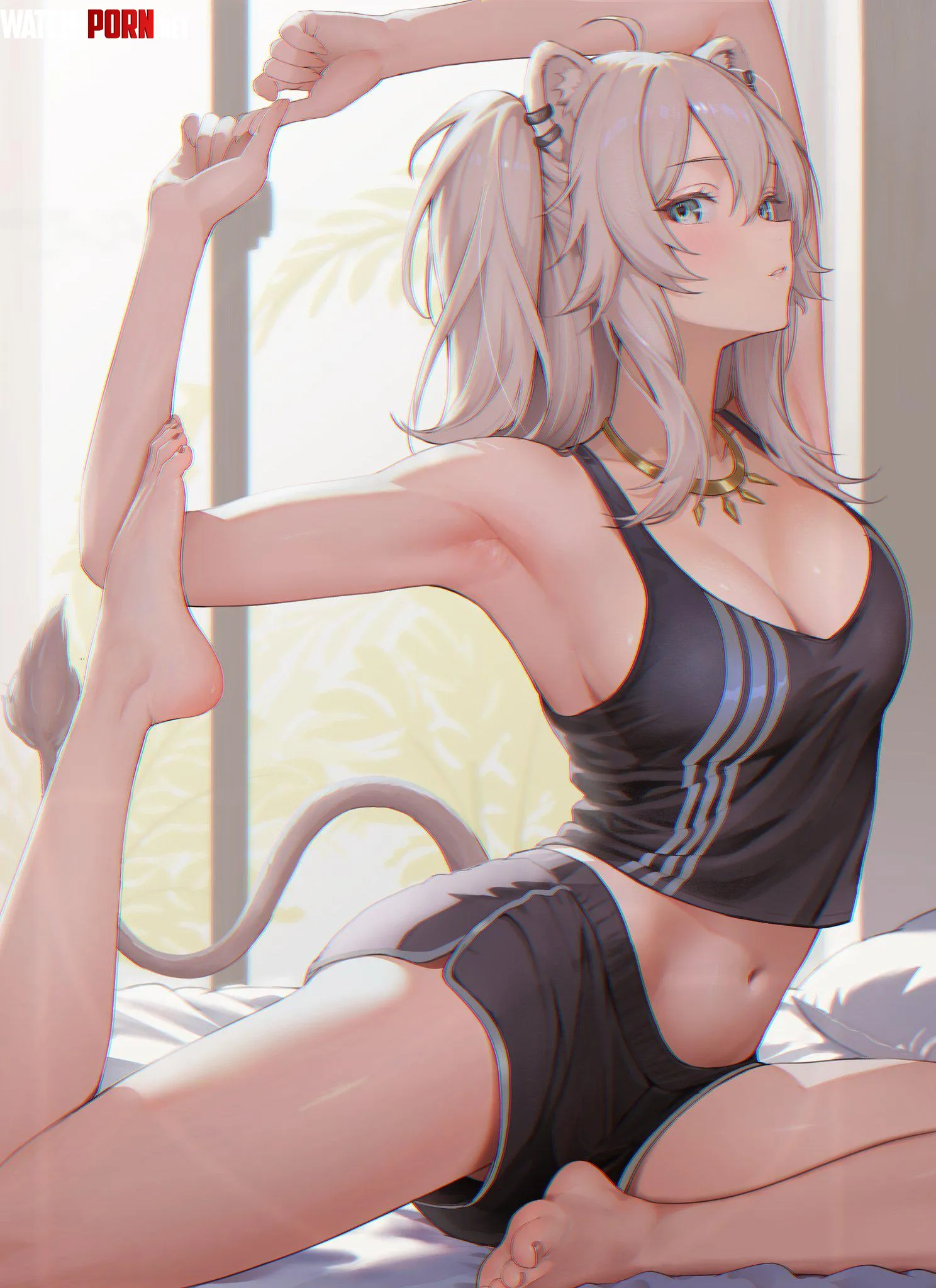 Botan Stretches [Hololive] by A_MASSIVE_PERVERT