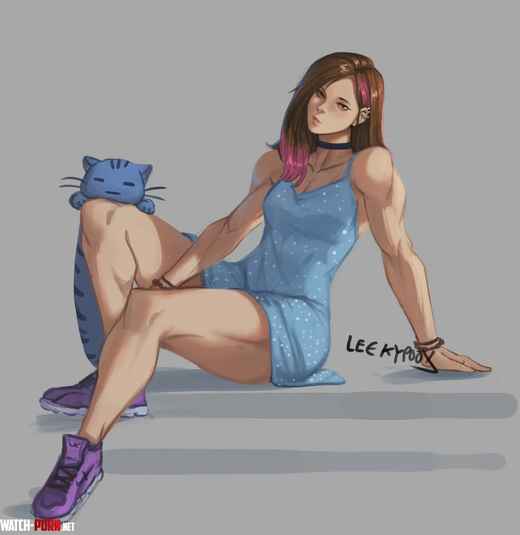 Seulgi Lounging [@Leekypooart] by TheTMoneyMan