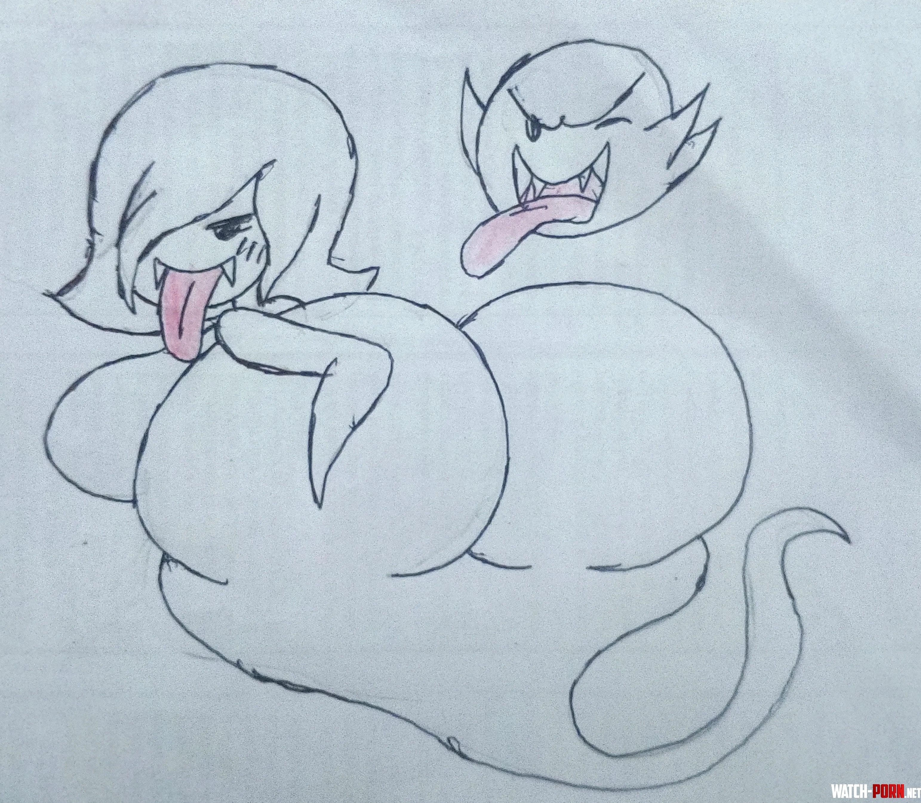 I drew a female boo [Me/Yanniku-san] by Frosty_Kiwi2796