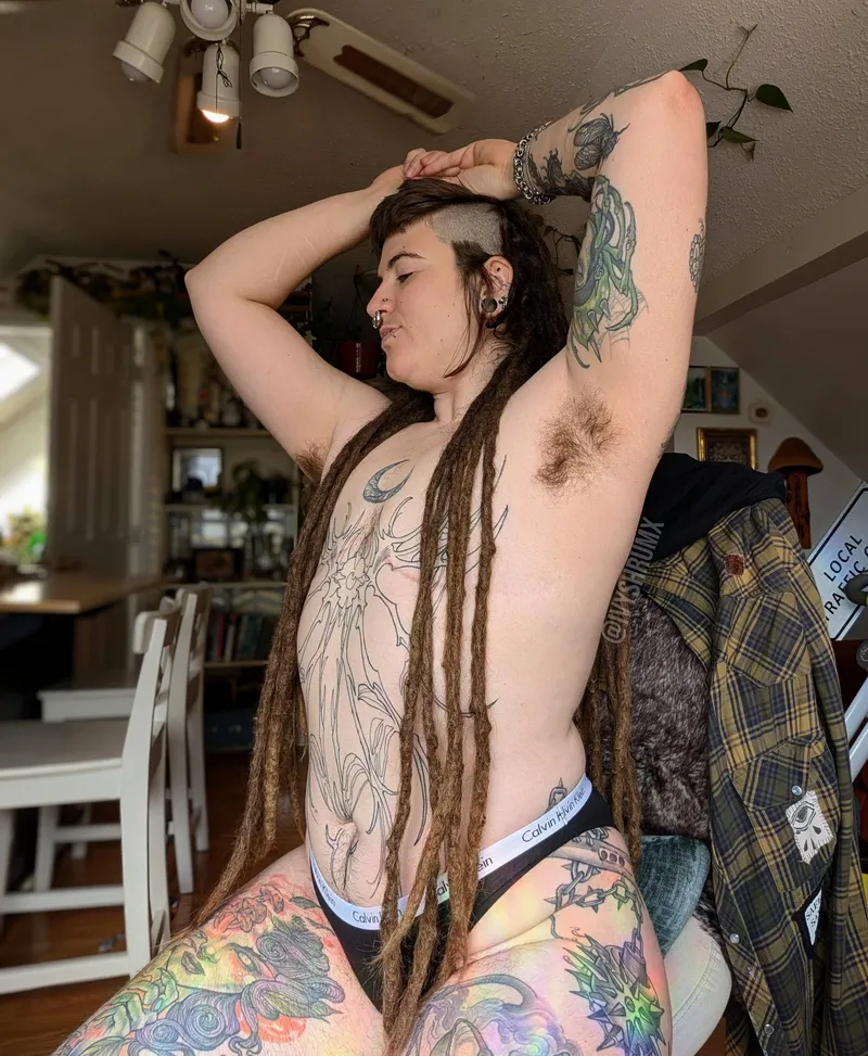 Thumbnail Embrace the Fuzz: Exploring Natural Beauty in Hairy Armpits by IvyShrumxxx