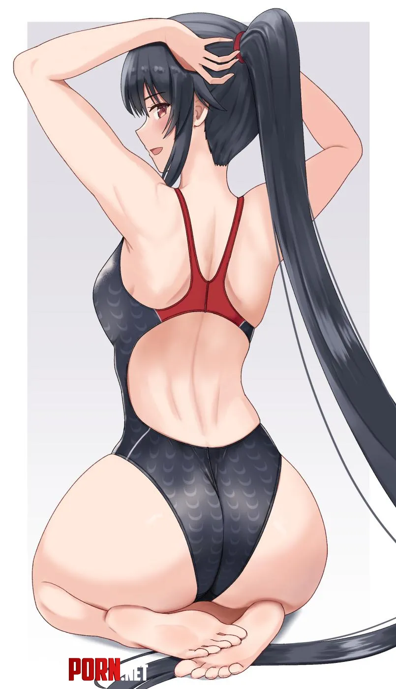 Competition Swimsuit Yahagi (mayomaru1) [KanColle] by llamanatee