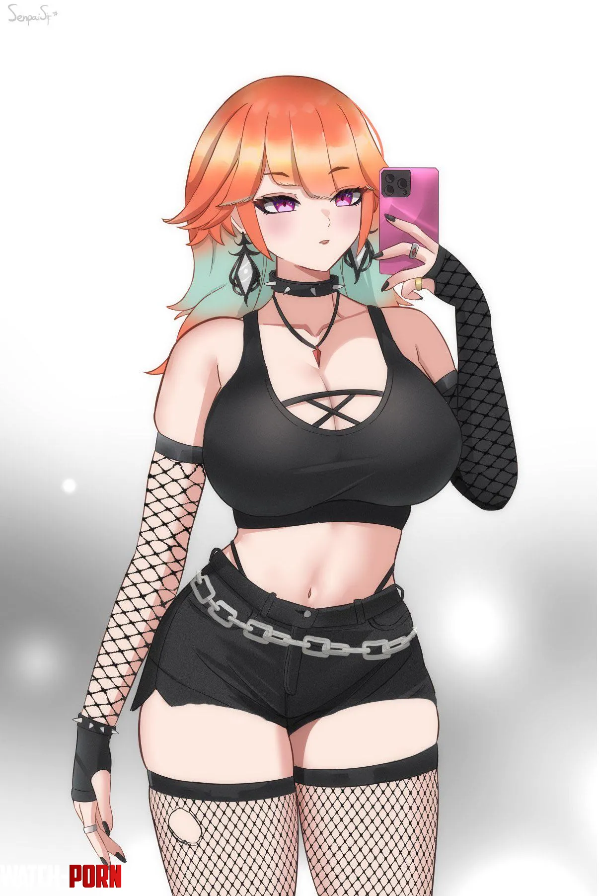 Goth Wawa [Hololive] by A_MASSIVE_PERVERT