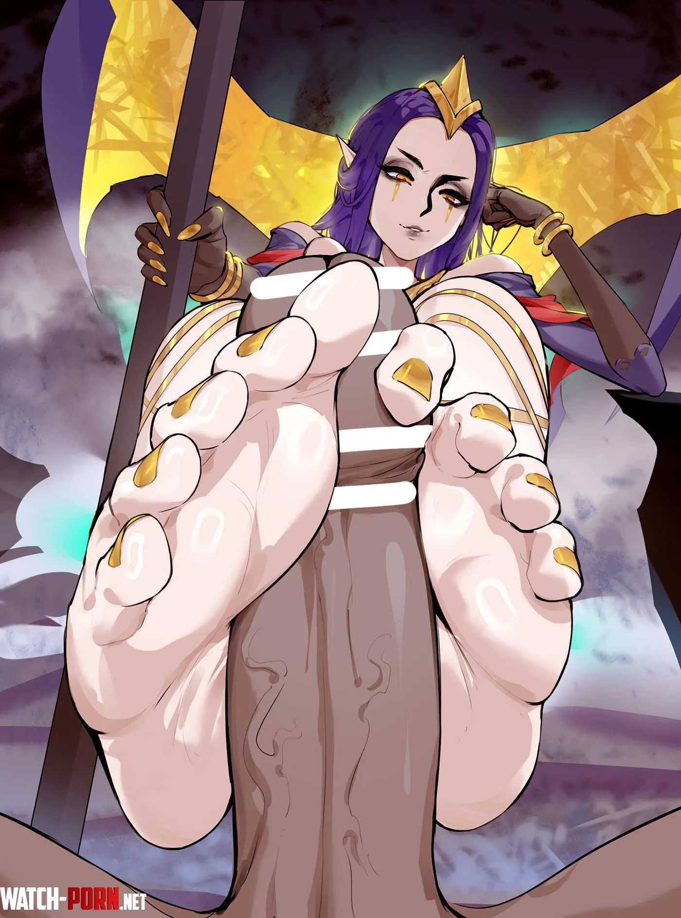 Reworked Leblanc footjob (Cidkyu) by privatetimes10
