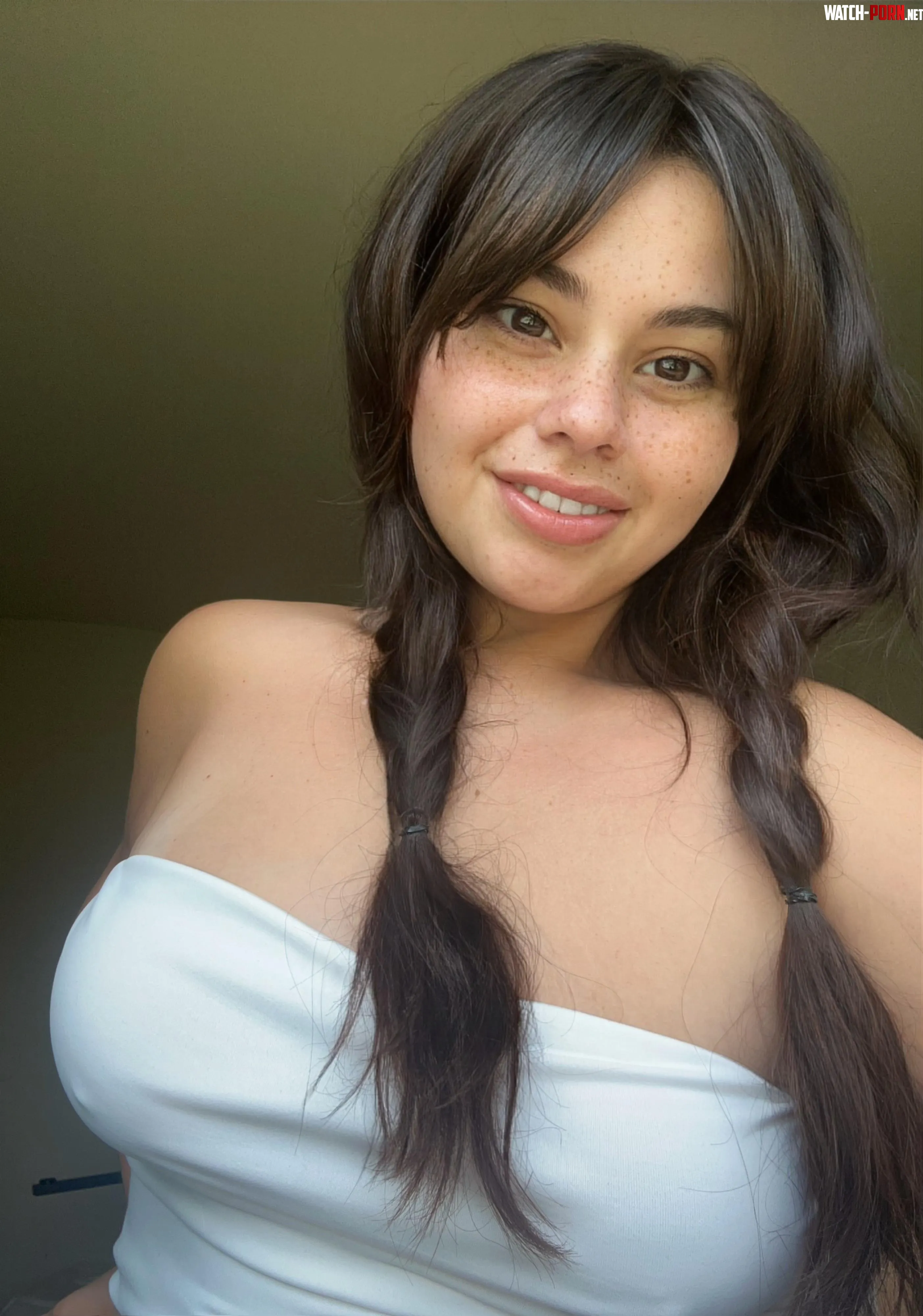 Braided hair and braless boobies! Cute? by mollyzedolly