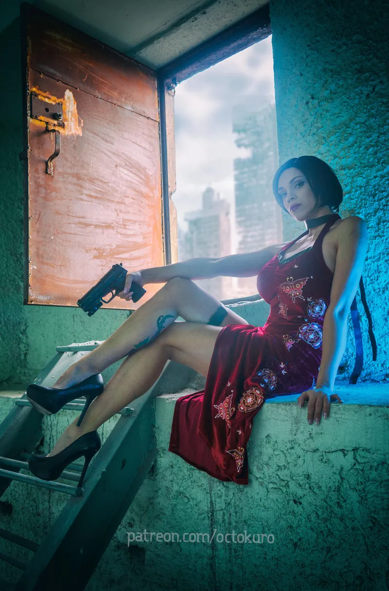 Thumbnail Ada Wong Grace: A Stunning Cosplay by Octokuro | iam_ocotkuro