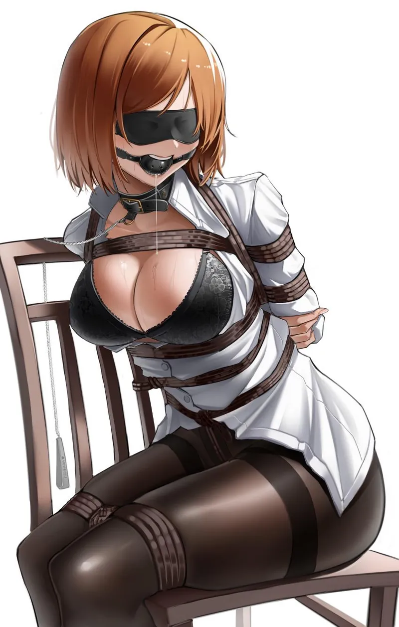 Thumbnail Unveiling Tied on a Chair Scenes in Hentaibondage by mandysaa