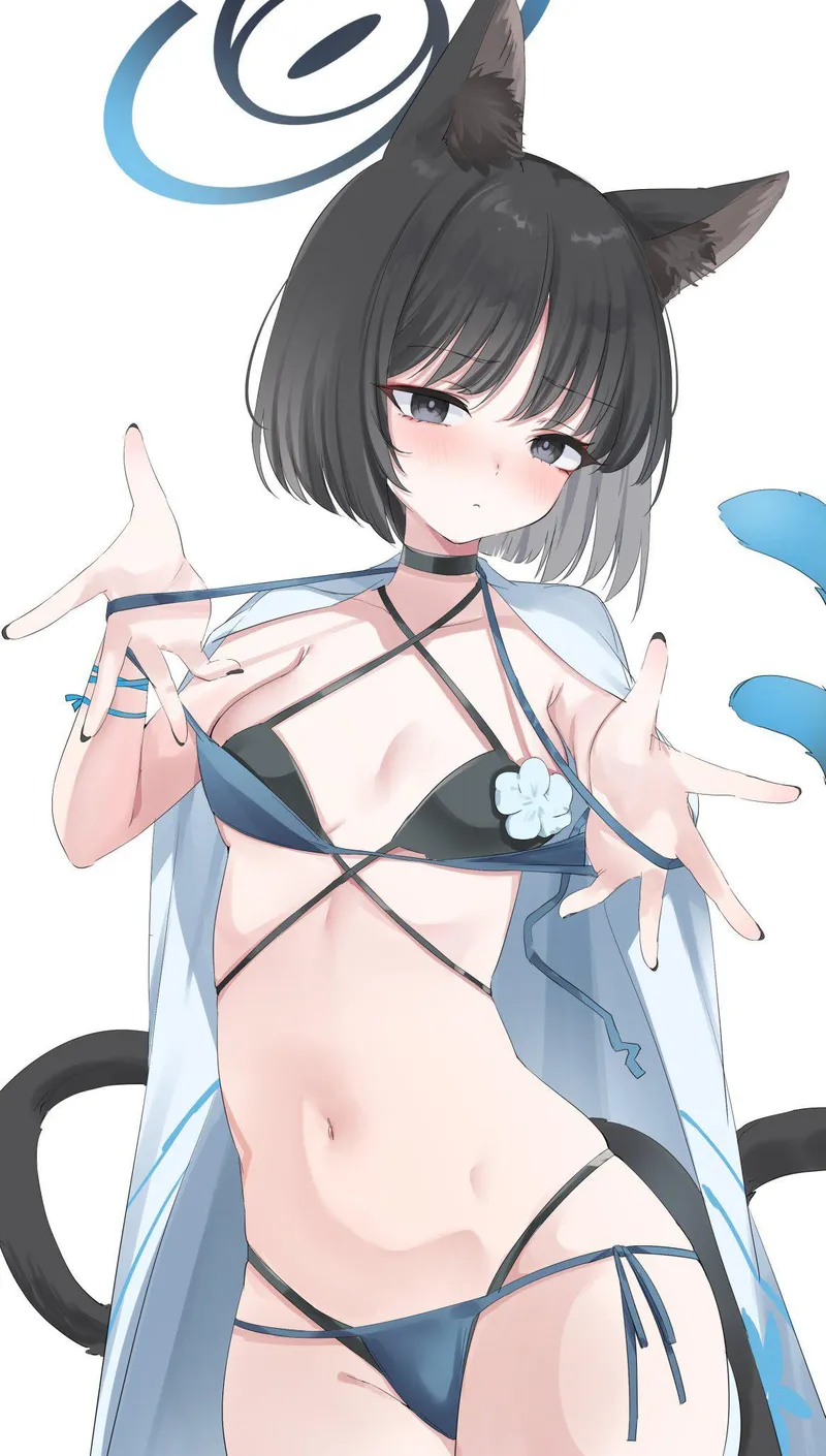 Thumbnail Kikyou [Blue Archive] by McKnight94: Mesmerizing Swimsuit Hentai Illustration