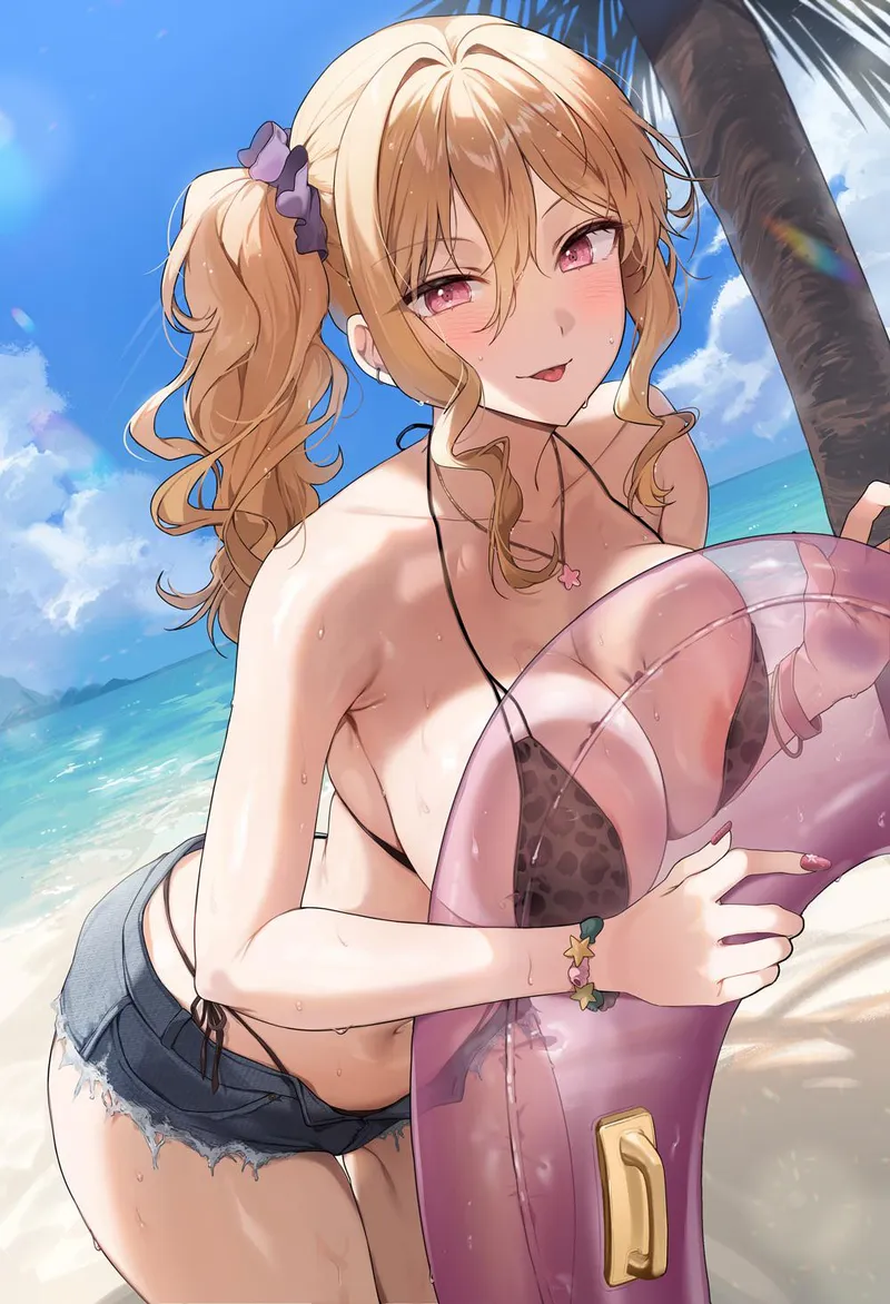 Thumbnail Swimsuit Blonde: Delight in Swimsuit Hentai Sensations