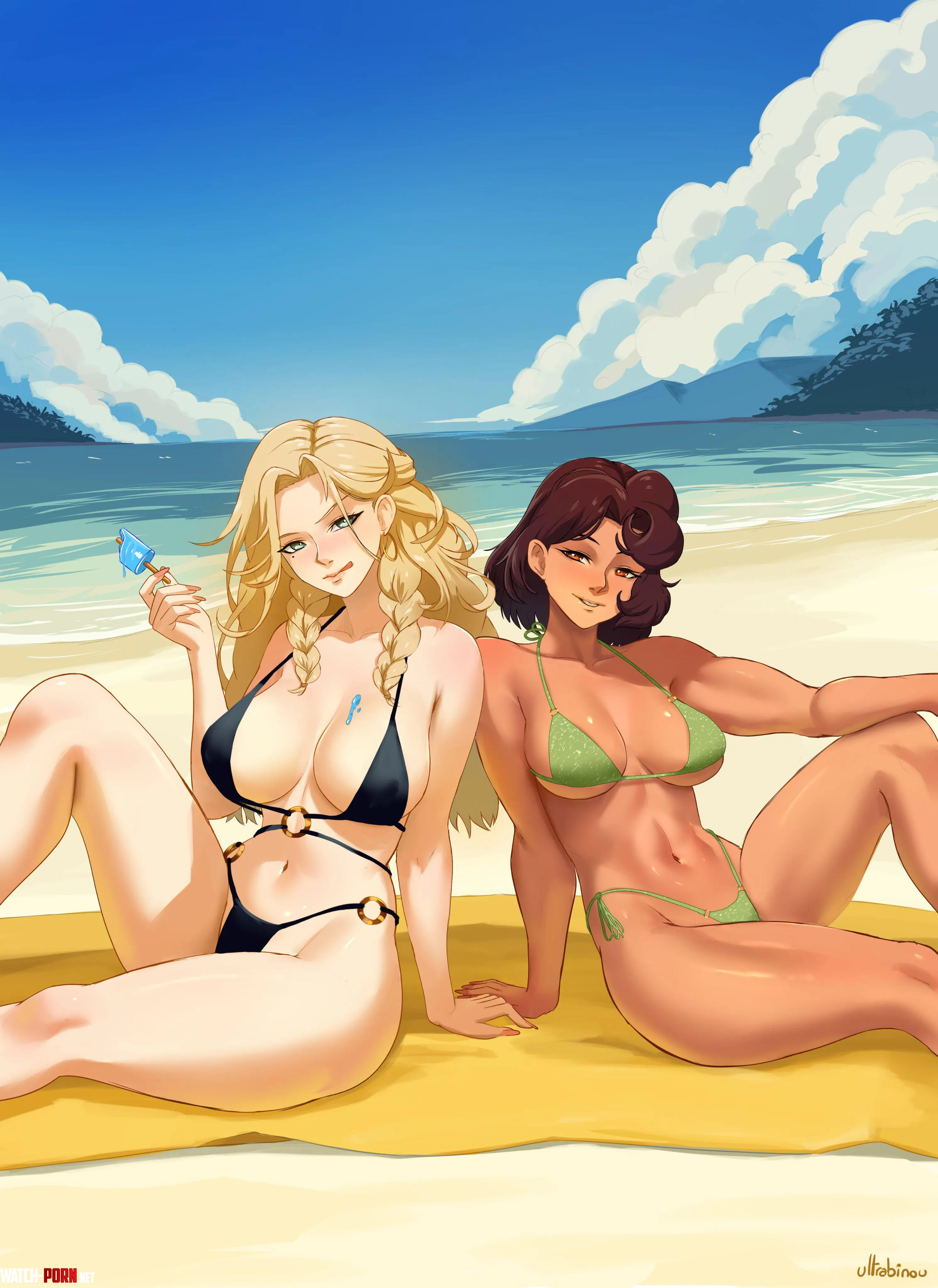 Swimsuit Girls [OC] by Silent_Steak_9540