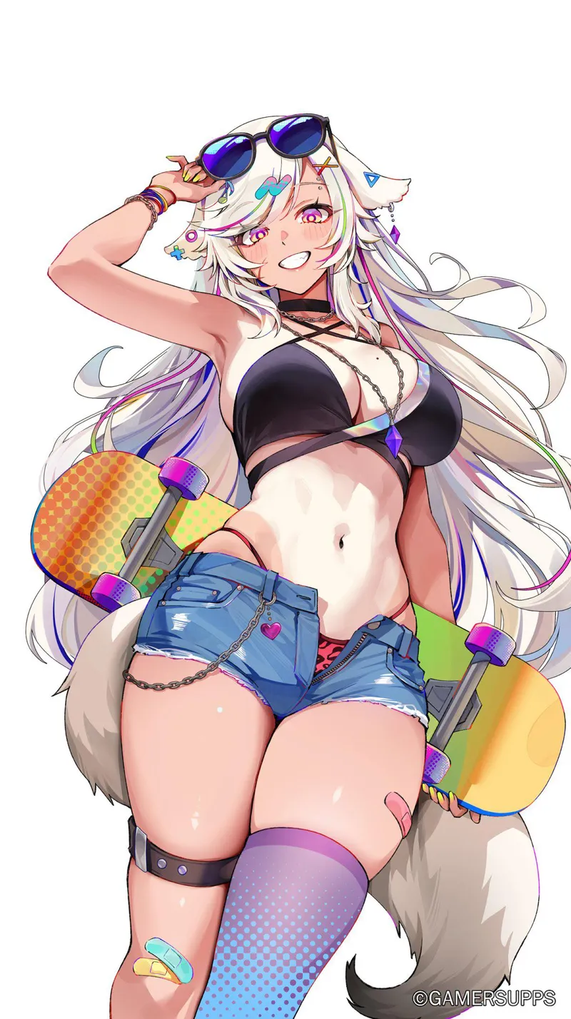 Thumbnail Skater Girl Ein Revealed [OC] by Silent_Steak_9540 in thighdeology