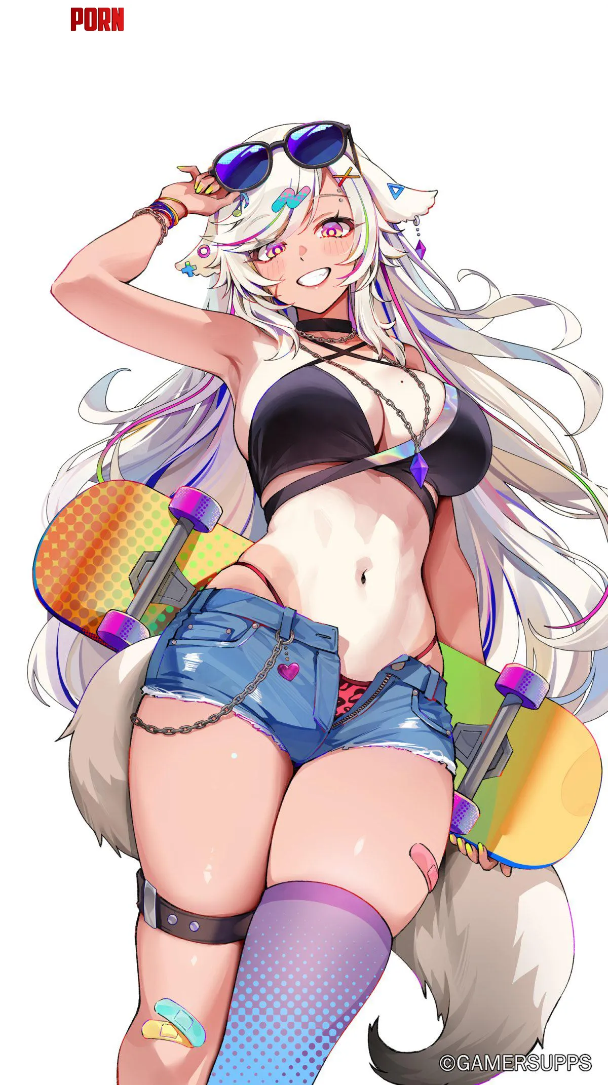Skater girl Ein [OC] by Silent_Steak_9540