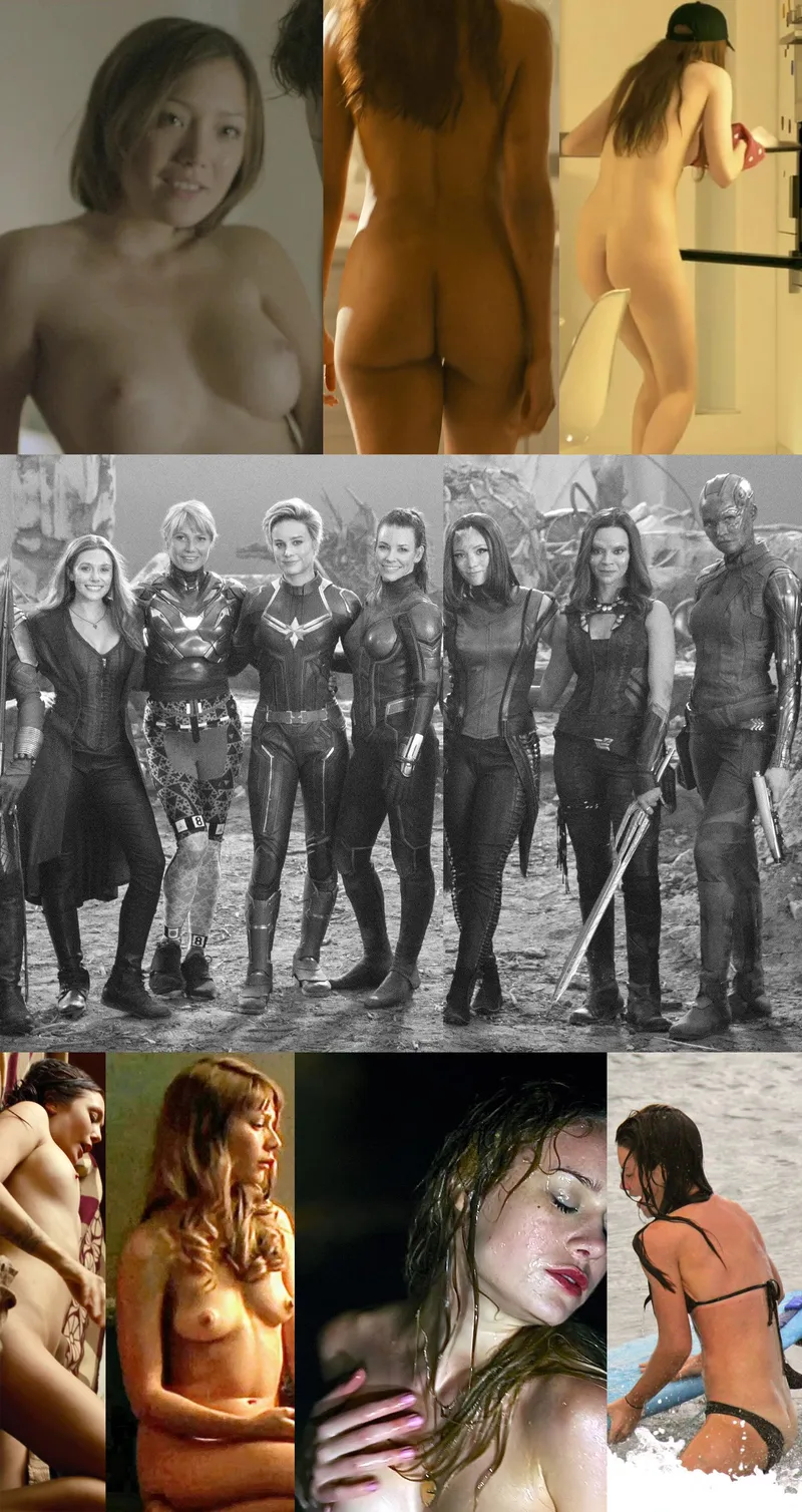 Thumbnail Elizabeth Olsen, Gwyneth Paltrow, Brie Larson, Evangeline Lilly, Pom Klementieff, Zoe Saldana, Karen Gillan by LowCorgi219
