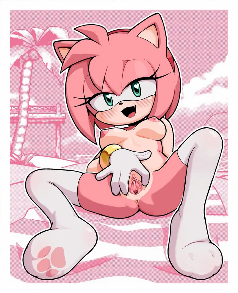 Thumbnail Sonic Pleasures: Amy Rose Ready for Action by Relevant_Big5168