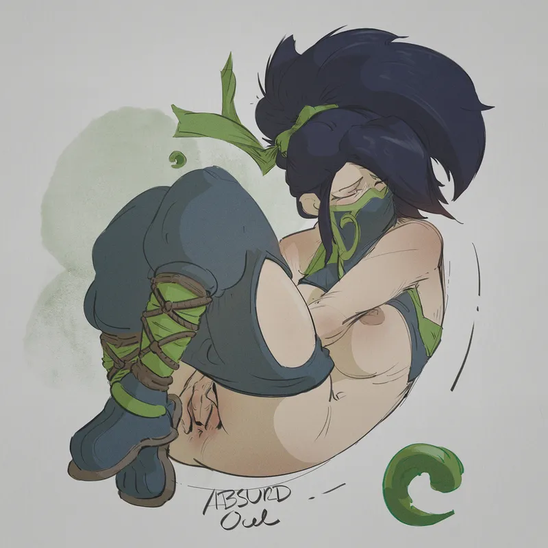 Thumbnail Check Out Akali Whenever She Isn't Training by Absurd_Owl