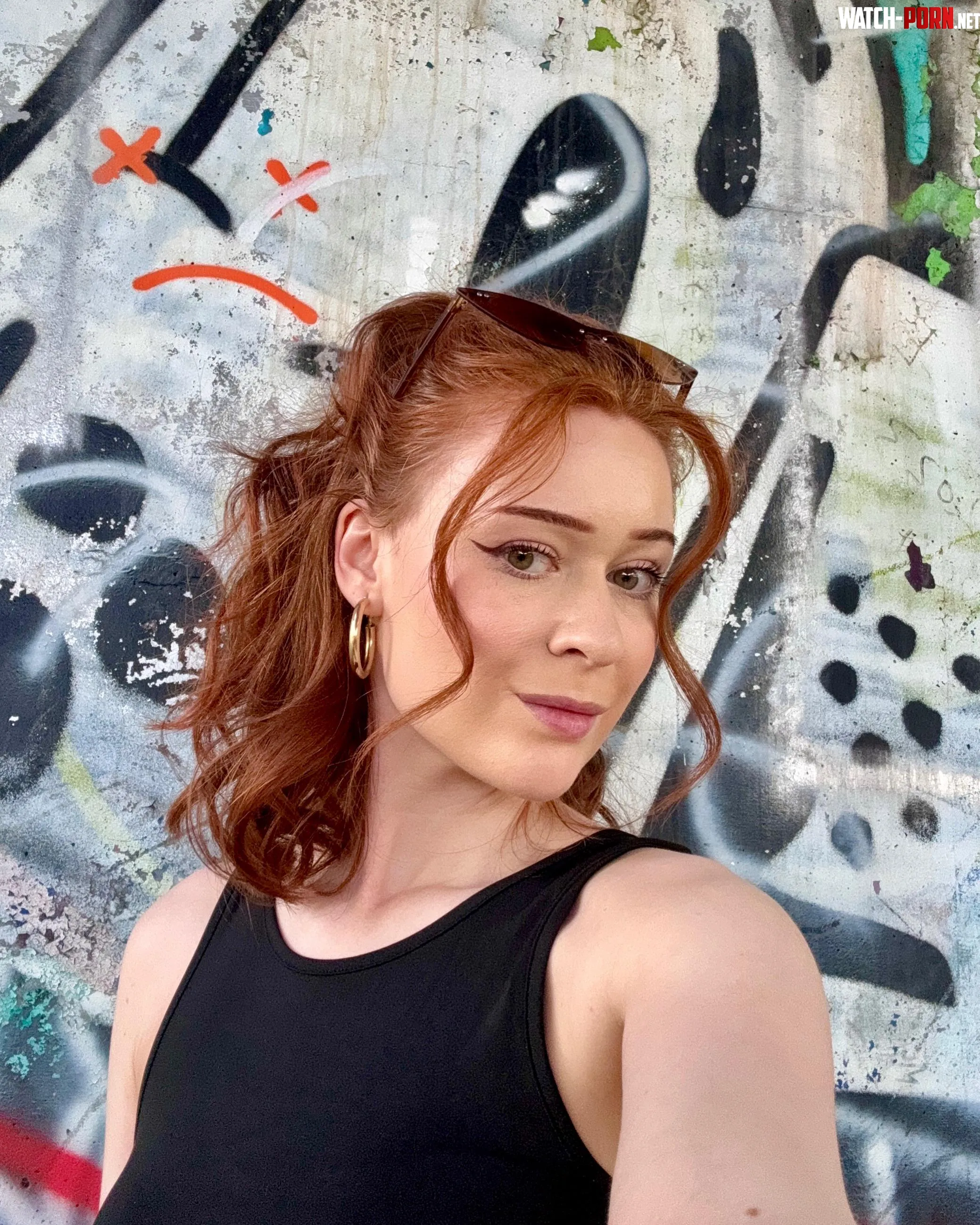 Classy redhead green eyes pale by Fit_Resident4599