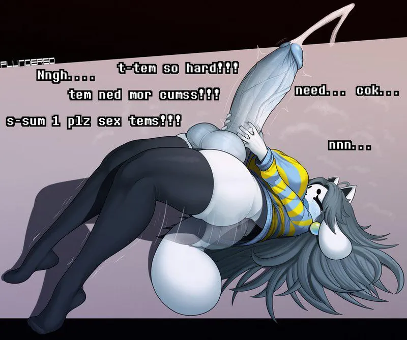 Thumbnail Temmie Gooning Excitement by happyoverhorny in UnderTail Category