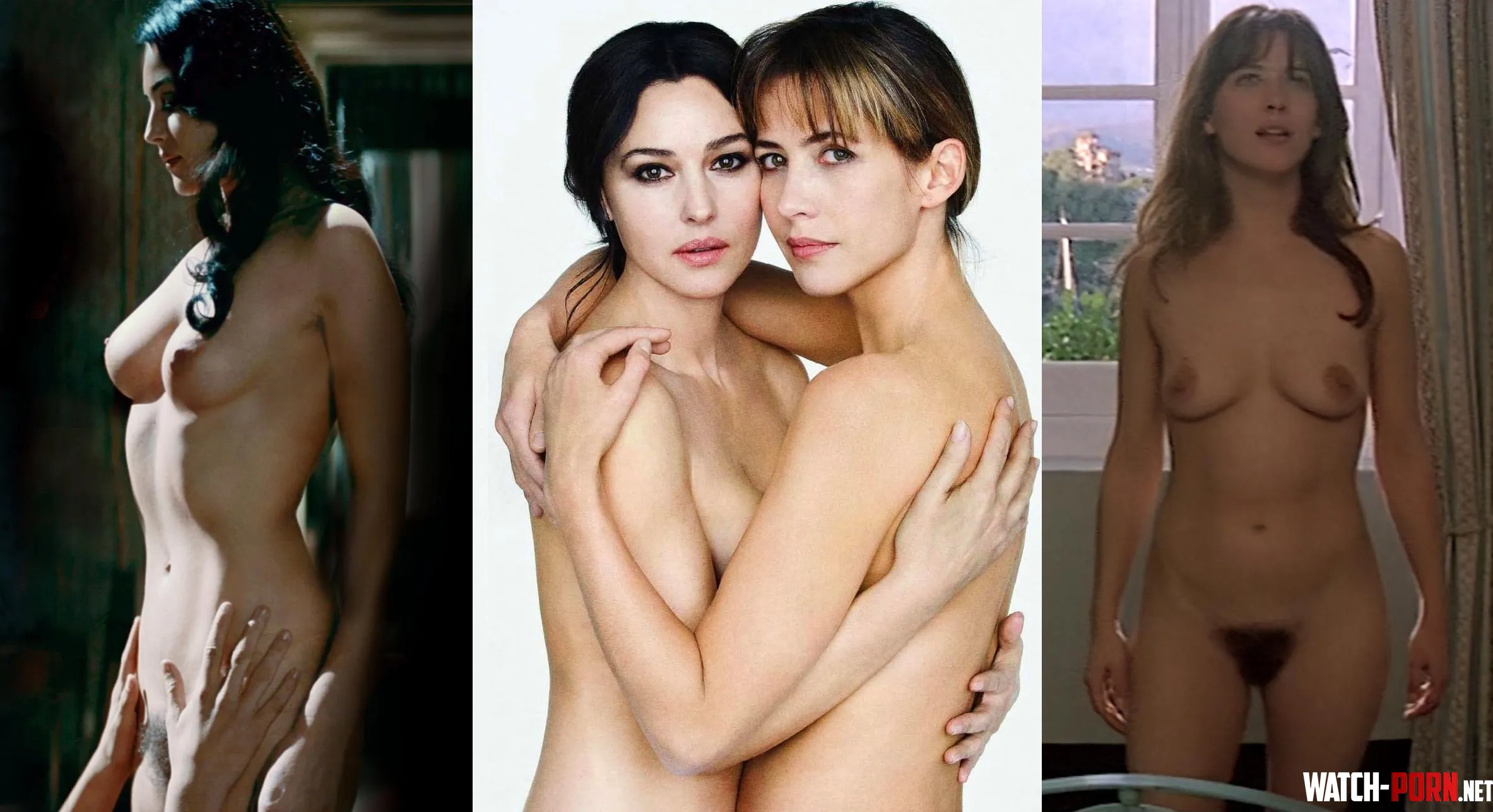 Monica Bellucci, Sophie Marceau by LowCorgi219
