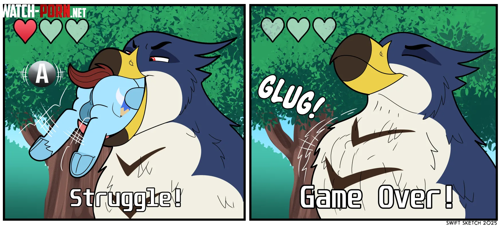 {Image} Game Over (By SwiftSketchPone) by DJAppledash
