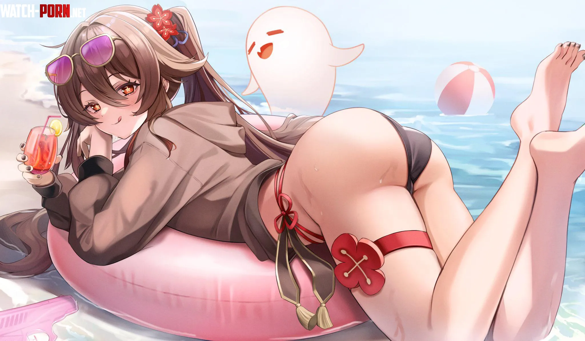 Swimsuit Hutao by Silent_Steak_9540