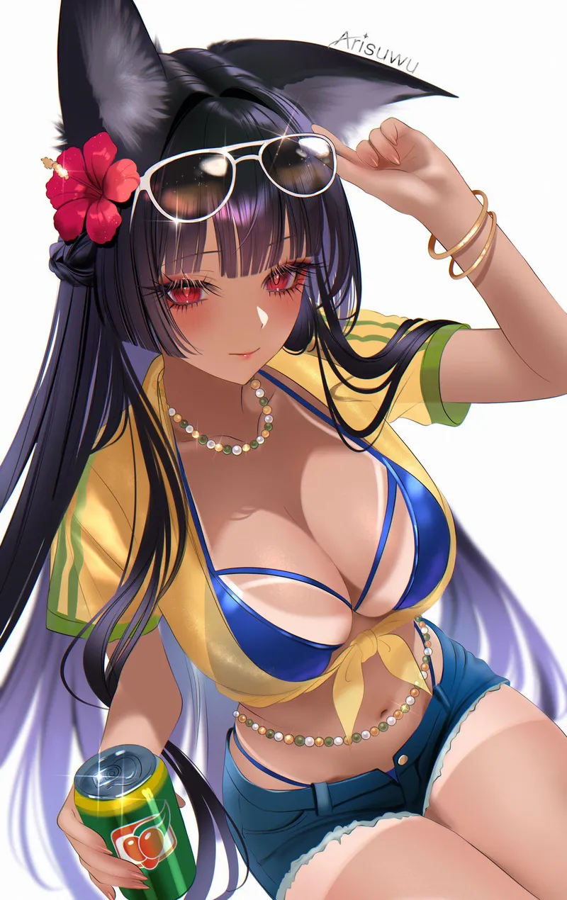 Thumbnail Cosplay Delight: Miyabi Outfit by Arisuwu in ecchi