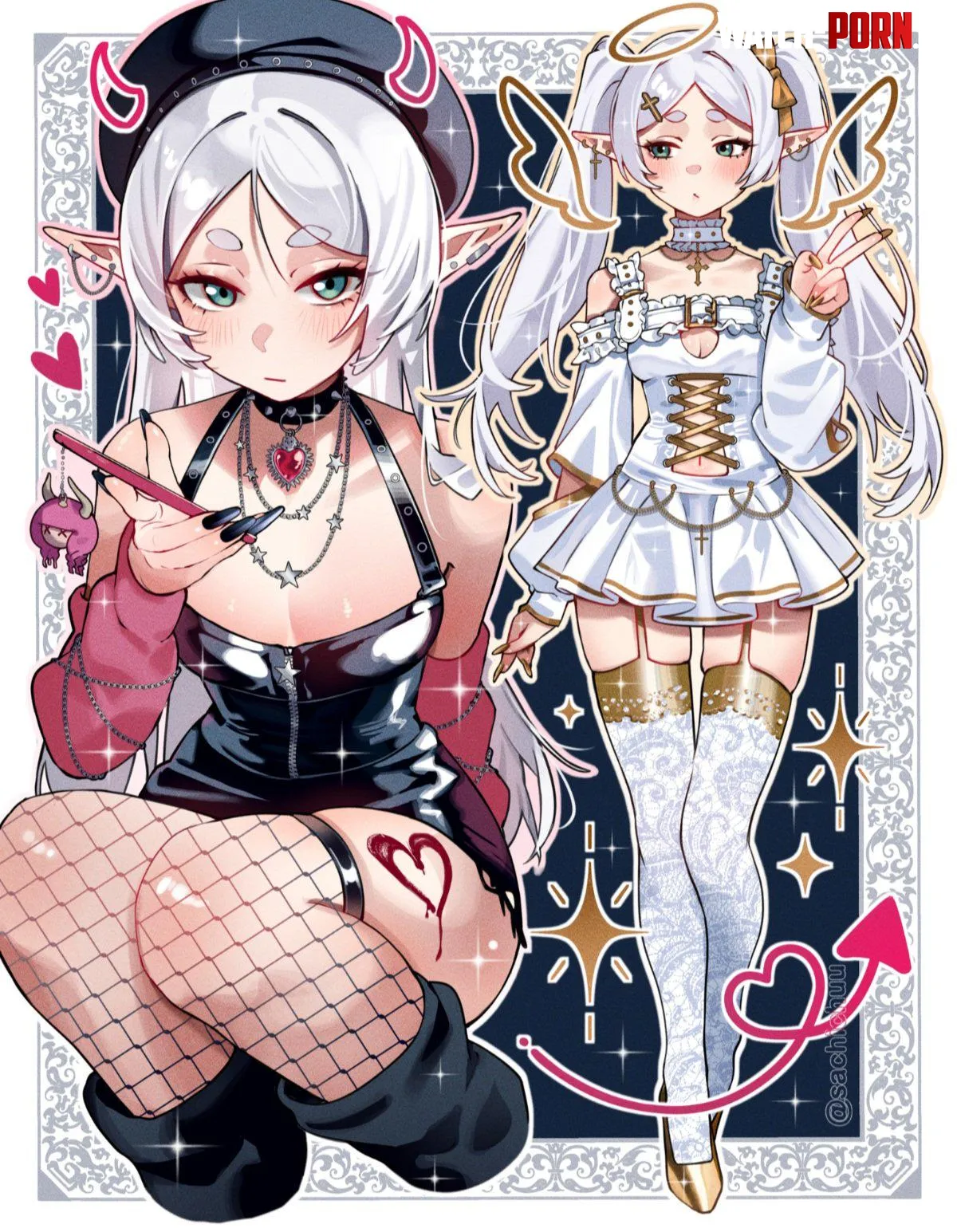 Angelic or Devilish Frieren? (Sachi) by A_MASSIVE_PERVERT