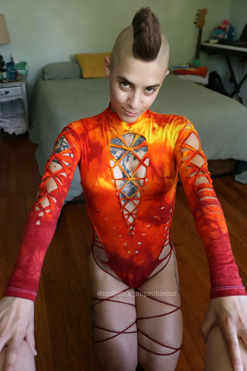 Thumbnail Fiery Slutsuit Confession by mohawk_noproblems | OnePieceSuits Style